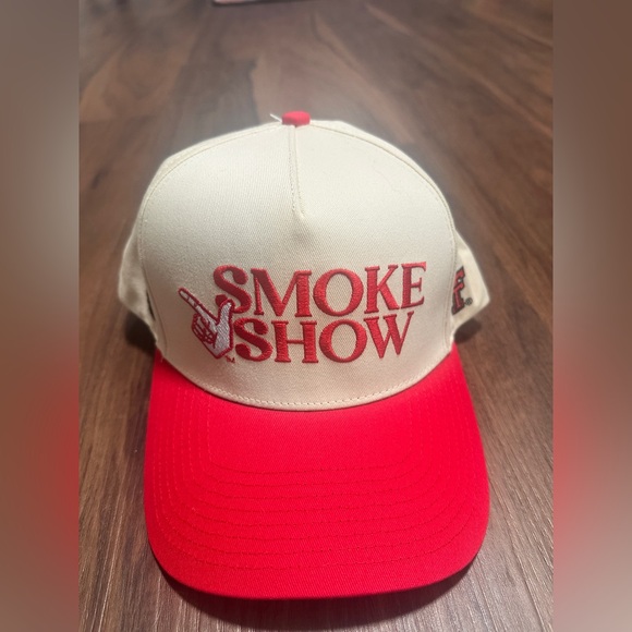 Dark Horse Accessories - Texas Tech Hat Red and Cream 'Smoke Show' Cap
